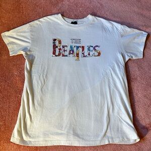 Cotton On “The Beatles” embroidered Relaxed Boyfriend Tee Size: S
